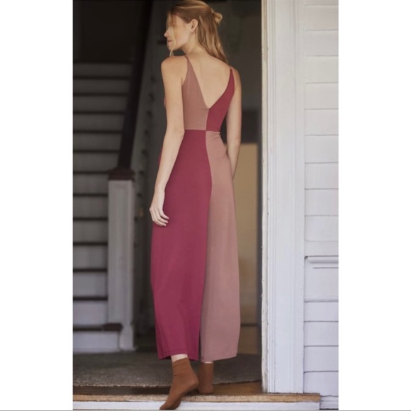 Anthropologie NWT Sz Med or SM top rated color blocked robe and Jumpsuit Set - Picture 6 of 17